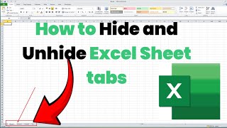 How to Hide or Unhide Sheet tab in Excel Sheet  excel sheet main hide tab ko kaise wapis laye [upl. by Aubrette]