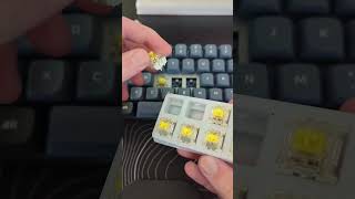 Gateron G Pro 30 Yellow unboxing sound test [upl. by Puttergill]