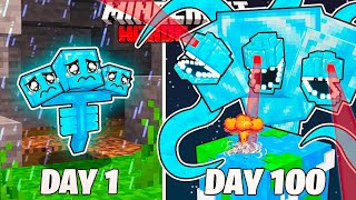 I Survived 100 Days as a DIAMOND WITHER in Minecraft Hardcore World Hindi [upl. by Lowson]