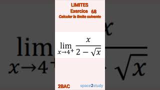 Exercice 68 Limites 2BAC Maths [upl. by Notgnihsaw]