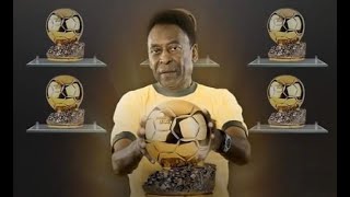 Pelé supera Messi em Bolas de Ouro após revisão da revista France Football [upl. by Hanshaw442]