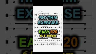 Rhythm Exercise Easy 20 rhythm rhythmexercise eartraining [upl. by Hurlow2]