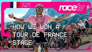 WE WON A TOUR DE FRANCE STAGE  Stage 17  RichardTV  Richard Carapaz  Tour de France 2024 [upl. by Aztiram]