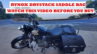 Rynox Drystack Saddle Bag  One time use review  Is it really worth buying [upl. by Hemetaf]