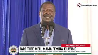 Wacheni kunitusi Rais Ruto amesema Raila ndio atakuwa candidate yetu ya AUMudavadi Roars [upl. by Leuqcar496]