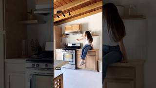 Here’s the final kitchen look diyshorts home diy kitchenmakeover kitchen diylifehacks [upl. by Stoecker763]