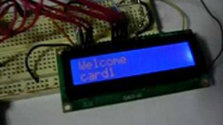 Demo RFID access control with arduino [upl. by Elohcim]