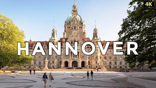 Hannover Germany 🇩🇪  A Scenic City Walk with Captions 4K UHD [upl. by Kaila]