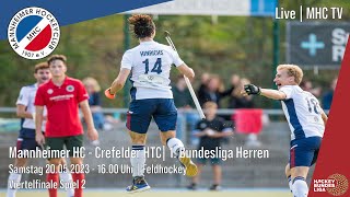 MHC TV  Mannheimer HC  Crefelder HTC  VIERTELFINALE  1 Bundesliga Herren  2005  1600 Uhr [upl. by Acisset614]