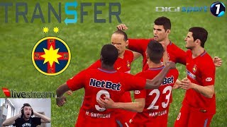 LIVESTREAM PES 2019 ROMANIA CARIERA CU STEAUA  PERIOADA DE TRANSFERURI [upl. by Styles]