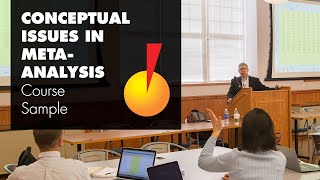 Conceptual Issues in MetaAnalysis [upl. by Xirdnek]