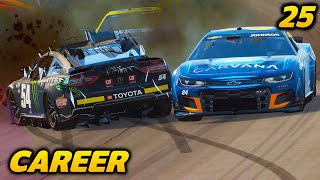 VIOLENT CRASH CHANGES EVERYTHING  NASCAR Heat 5 Career Mode Part 25 [upl. by Cohe]