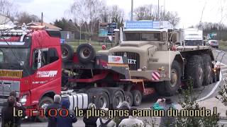 Le plus gros camion du monde passe en Bresse [upl. by Ayenat227]