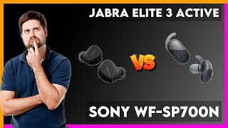 Jabra Elite 3 Active vs Sony WFSP700N Comparison [upl. by Marie-Ann]