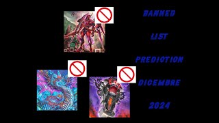 Banlist Prediction Dicembre 2024 [upl. by Aromat]