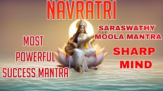 SARASWATHY BEEJA MANTRA FOR A SHARP MIND AND FOCUSSARASWATHY MOOLA MANTRA1 HOUR CHANTING [upl. by Kcirtapnhoj]