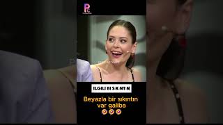 BEYAZI SEVMİYORUM🤣🤣😱 beyazshow yıldızçağrıatiksoy arasbulutiynemli [upl. by Gassman]