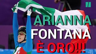 Arianna Fontana è oro nello short track alle Olimpiadi invernali [upl. by Hurleigh]