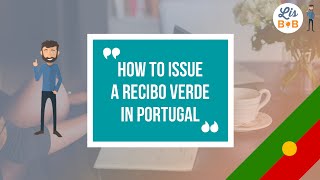 How to issue a recibo verde on Finanças portal in Portugal  Part 1 [upl. by Ottilie]