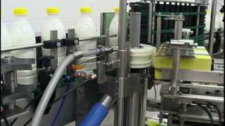 Video dairy NATE  automatic line for filling of aseptic milk [upl. by Aibsel]