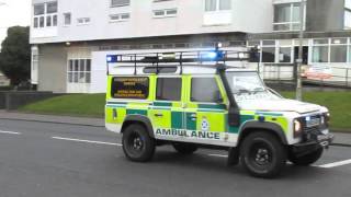 Scottish Ambulance SORT Land Rover Responding [upl. by Psyche]