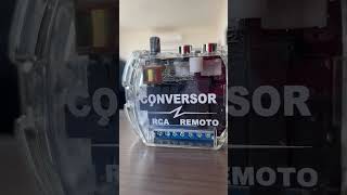 Conheça esse CONVERSOR RCA REMOTO 💯 somautomotivo paredão review viral [upl. by Ahsiekar]