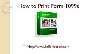 How to Print Form 1099s [upl. by Akemet]