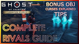 Rivals Guide  All Curses Explained Bonus Objectives Tips amp Tricks  Ghost of Tsushima Legends [upl. by Paulo]