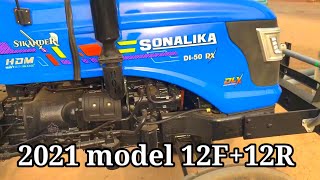 aa gya 3 speed gearbox me sonalika di50 RX sikandar 2021 model 12F12R [upl. by Ahsiekam]