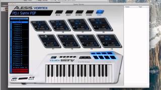 Program Alesis Vortex pads to send Program Change to Logic Pro [upl. by Lodi]