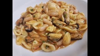 Orecchiette fagioli e cozze [upl. by Harihs583]