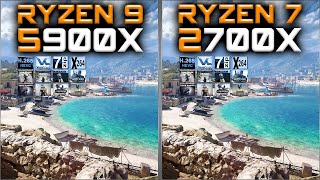 Ryzen 9 5900X vs Ryzen 7 2700X Benchmarks – 15 Tests 🔥 [upl. by Samal92]