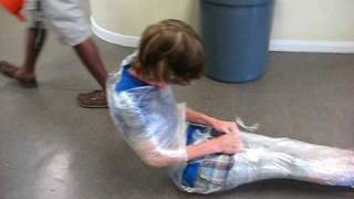 Nathan in Saran Wrap 2 [upl. by Brechtel]