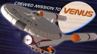 Project Tholia  Crewed Venus Surface Return Mission  KSP RSSRORP1 [upl. by Ahsertal]