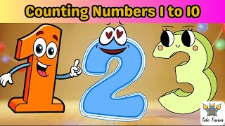 Counting Numbers 1 to 10 Song  Fun and Easy Counting  Nursery Rhymes amp Kids Song  kids poem [upl. by Etnauq599]