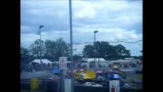 Brisca F1 European Crash At Northampton [upl. by Iniretake935]