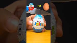 Kinder joy 🆚 egg कौन जीतेगा youtubeshorts viralvideo shortvideo MrBeast MRINDIANHACKER [upl. by Asilef]