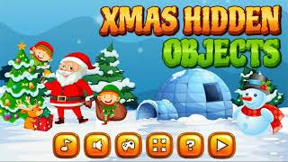 Christmas Hidden Objects Game for kids to play online [upl. by Ashti]