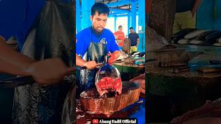 Yellowfin Tuna cutting skills shorts food fish seafood [upl. by Ramona347]