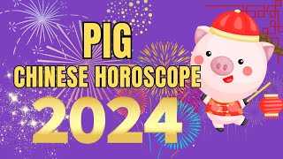 Pig Chinese Horoscope 2024 Predictions  Ziggy Natural [upl. by Charmian]