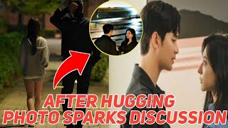 KIM SOOHYUN STANDS BY KIM JI WON AFTER HUGGING PHOTO SPARKS DISCUSSION [upl. by Aserej]