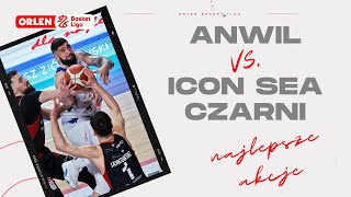 Anwil 🆚 Icon Sea Czarni  najlepsze akcje ORLENBasketLiga PLKPL [upl. by Inalan]