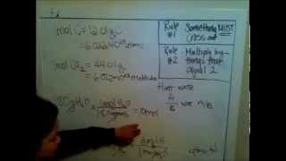 Quick Mole Atom Grams Dimensional Analysis Examples [upl. by Ahseinat]