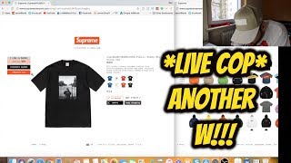 Supreme®UNDERCOVERPublic Enemy White House Tee LIVE COP SS18 MANUAL CHECKOUT [upl. by Newmann72]