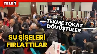 Kağıthane Belediyesi Meclisinde kayyım kavgası CHPli üyeler hastaneye kaldırıldı [upl. by Elgar847]