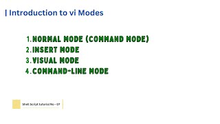 Mastering vi Editor Modes A Beginners Guide to Efficient Text Editing [upl. by Claudell]