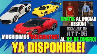 NUEVA ACTUALIZACION SEMANAL Muchisimos DESCUENTOS y BONIFICACIONES PARA APROVECHAR EN GTA 5 ONLINE [upl. by Rella955]