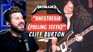 Bass Teacher REACTS to Cliff Burton  Anesthesia Pulling Teeth Live 1983 [upl. by Amye588]