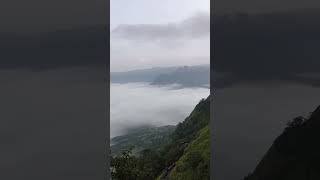 Raigad Fort Morning Fog View ♥️  Raigad Fort near pune Tracking raigadfort pune maharashtra [upl. by Starling]