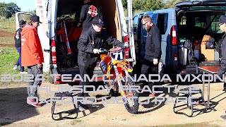 2024 Team Canada MXON Thursday Practice Day at Oxford Moto Parc England [upl. by Notlih317]